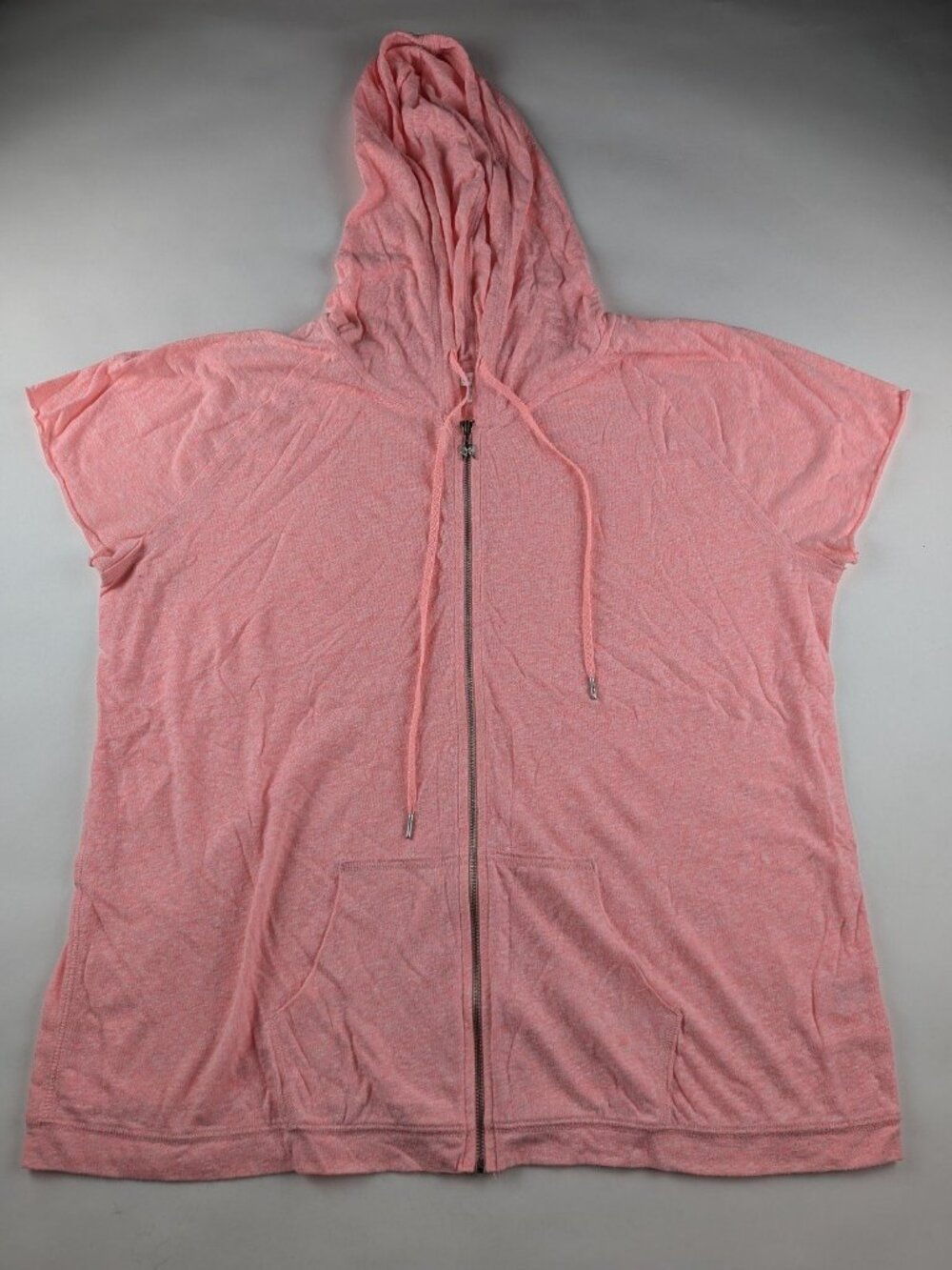 Victoria's Secret Coral Hooded Swimsuit Coverup Womens XL